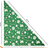 Floral pet bandanas in triangle and square styles