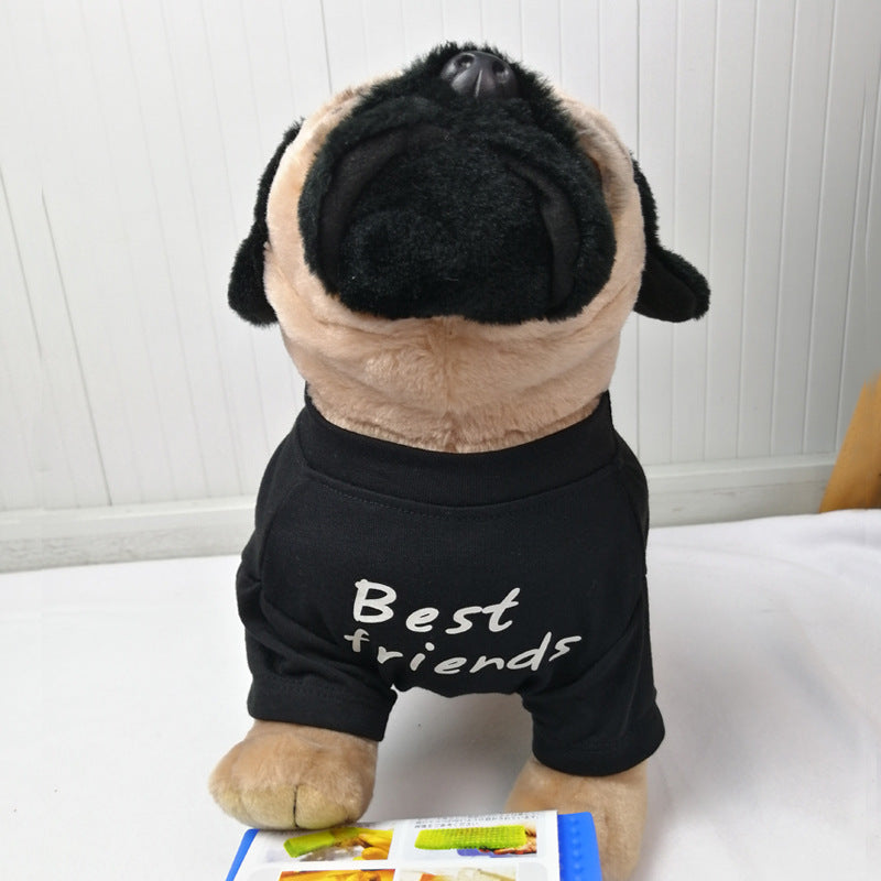 Round neck printed t shirt for small dogs and cats, image 41