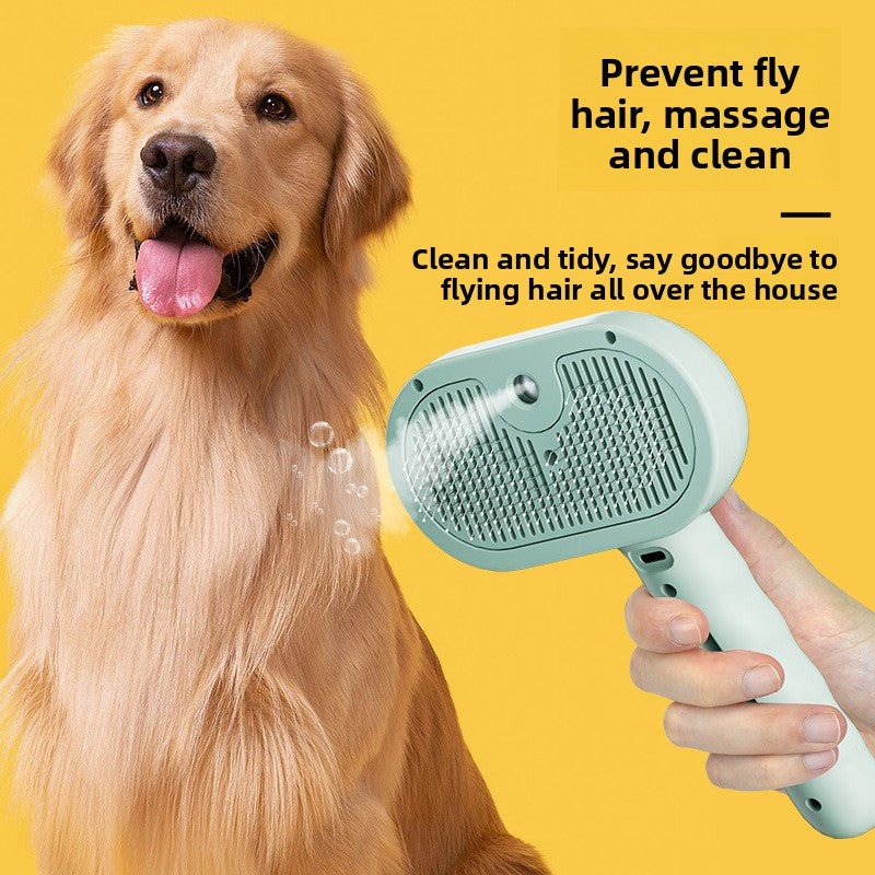 Water Mist Detangling Comb for Dogs and Cats, Grooming and Bathing