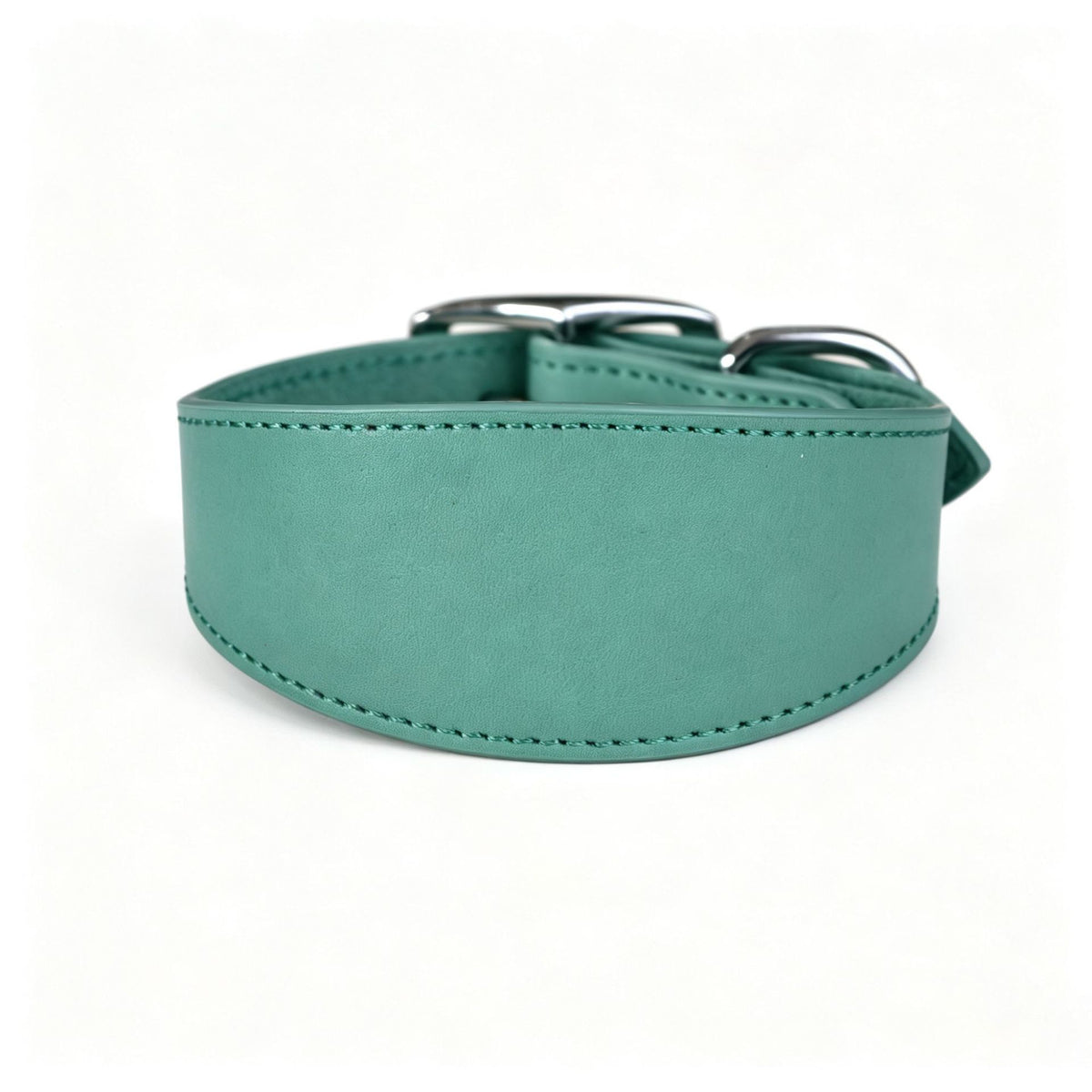 Wide leather collar for small dogs in a rich colour, product image 24