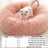 Grey thick velvet donut cat bed with plush padding, photo 12