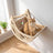 Wooden wall-mounted cat moon bed and star platforms, detail photo 3