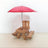 Hanging Pine Wood Squirrel Feeder with Tree Style Design and Rain Protection, Carbon Black