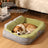 Raised pet bed with built-in neck pillow, photo 2 of 14