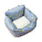 Portable dog car seat bed on a back seat for travel, photo 19