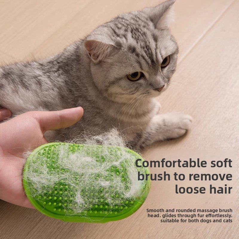 Cat Self-Grooming Scratcher and Silicone Massager
