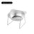 Stainless steel elevated pet bowl with stand - photo 8