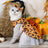 Halloween and Christmas pet dress for dogs and cats, close-up detail