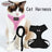 Cat wearing a lightweight mesh harness and 120cm lead