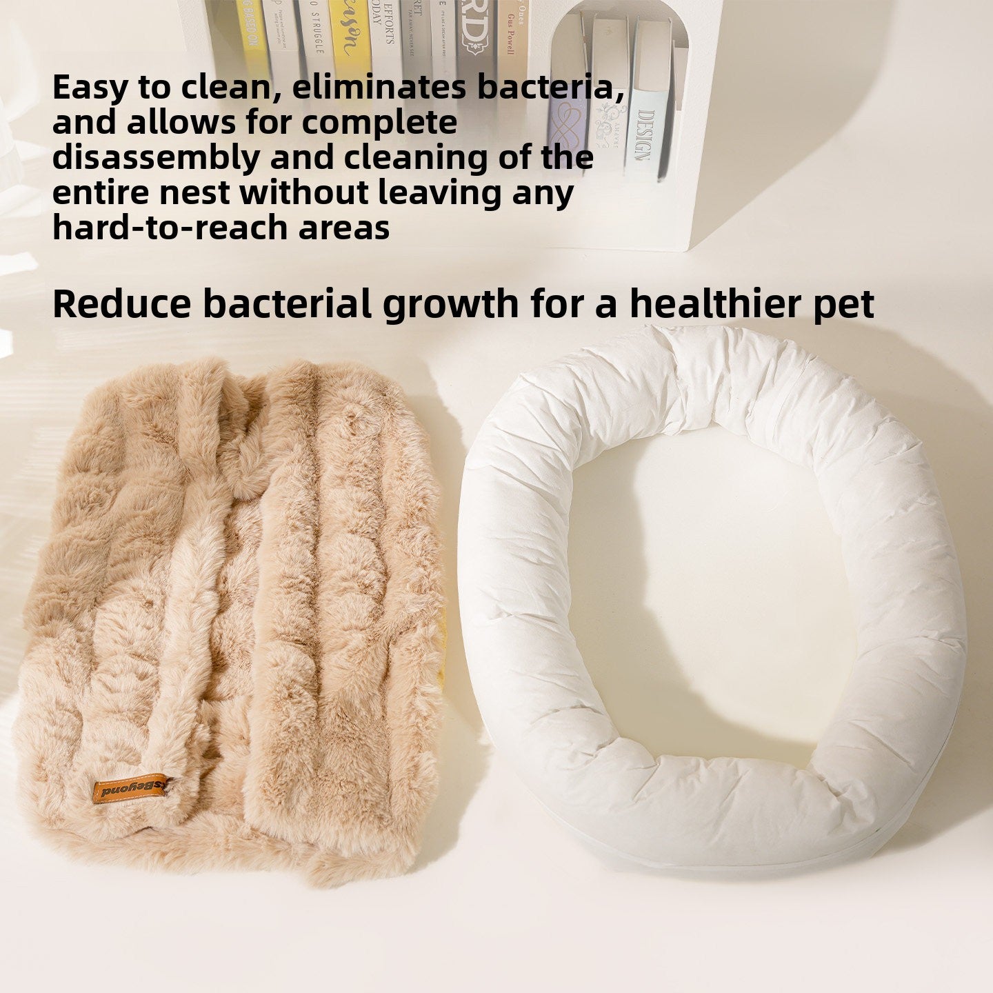 Washable Winter Dog Kennel Bed for Small and Medium Dogs