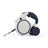 Retractable dog lead with LED light, ideal for night walks