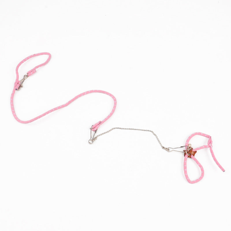 Round rope harness and lead for cats, available from Pet Royale UK