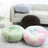 Round velvet cat bed mat for winter, main product photo