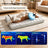 Cool grey cooling gel dog bed with waterproof cover