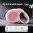Retractable lead for small and medium dogs, ideal for everyday use