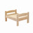Solid wood pet bed for cats and small dogs, photo from another angle