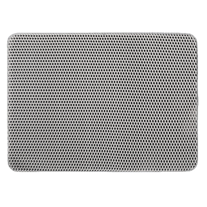 Honeycomb Mesh Cat Litter Trapping Mat with Raised Edge