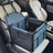 Black grey waterproof dog car booster seat with frame, photo 3