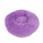 Round velvet cat bed mat for winter, detail photo 5