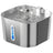 Stainless Steel USB Pet Water Fountain 2.2L with Detachable Parts and Window Options