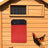 Red automatic chicken coop door with light sensor, photo 4