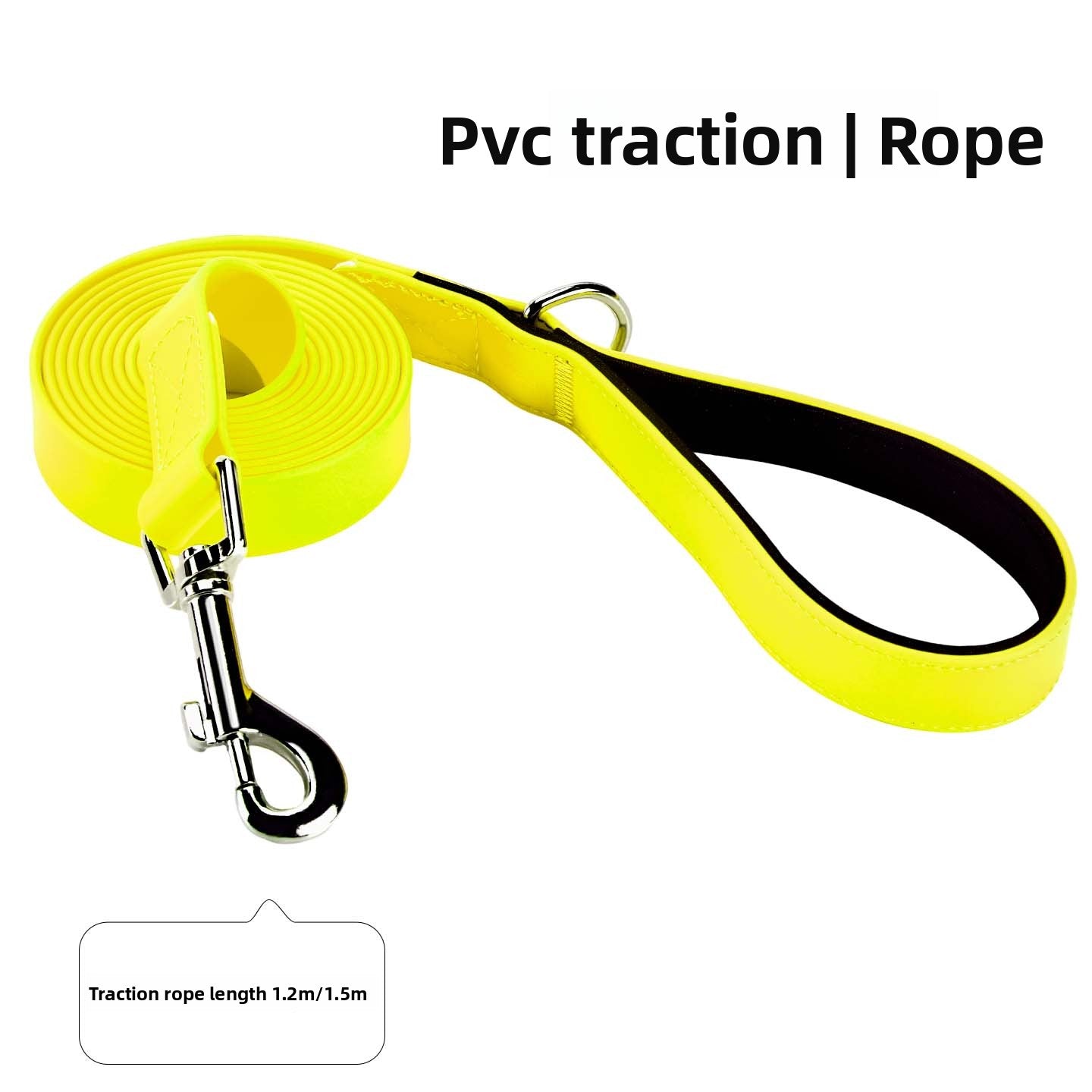 Waterproof orange PVC dog lead with matching collar