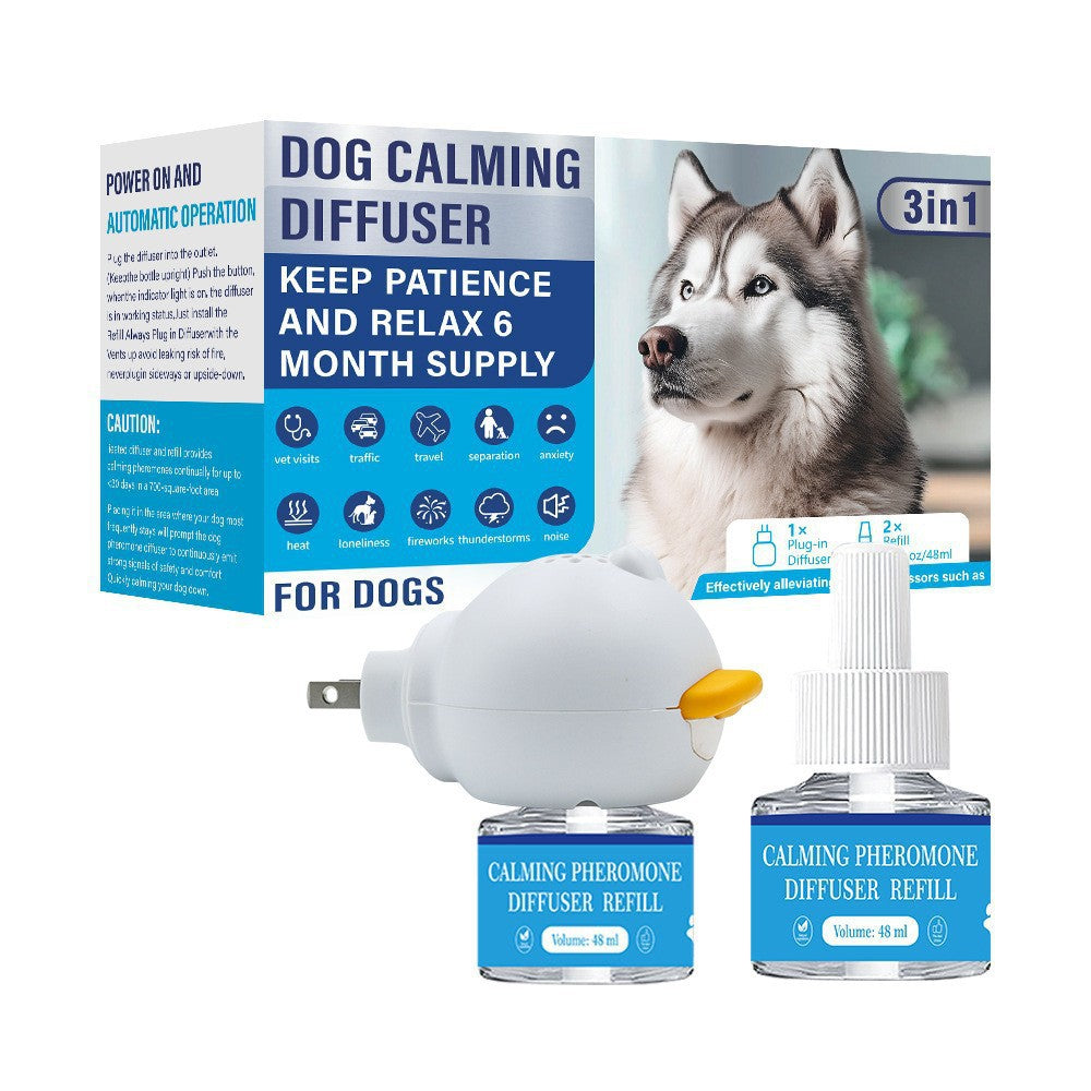 Calming Pheromone Diffuser Starter Set with Refills, UK Plug