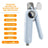 2-in-1 Pet Nail Trimmer and Grinder with Safety Guard