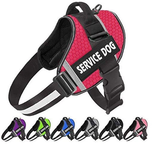 Reflective breathable nylon dog vest harness, product image 21
