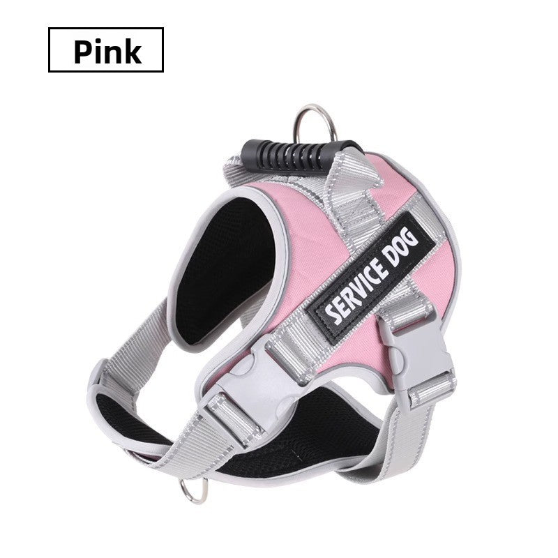 Reflective breathable dog vest harness with lead, product image 11