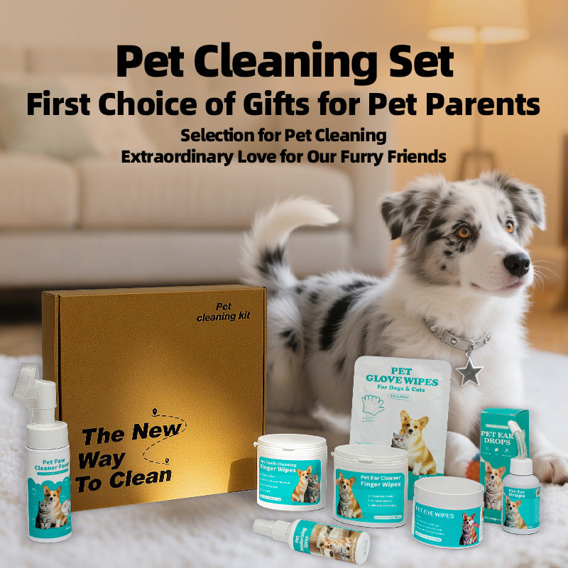 Moisturising Pet Cleaning Wipes Gift Box for Dogs and Cats