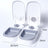 Smart Automatic Pet Feeder with Timed Single or Double Meal Dispensing and Ice Pack Option