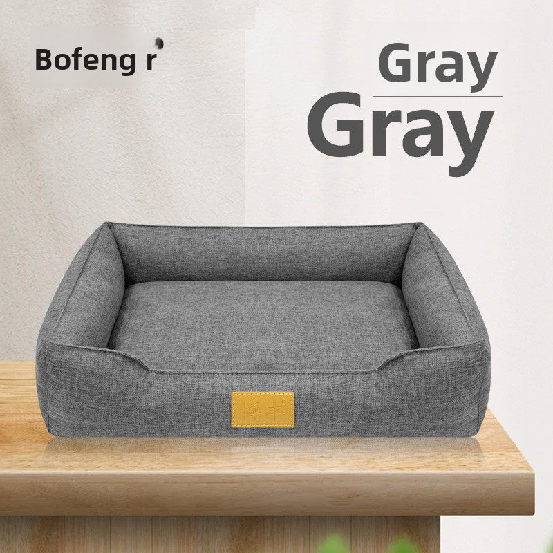 Soft pet bed with optional USB heating pad, photo 7 of 28