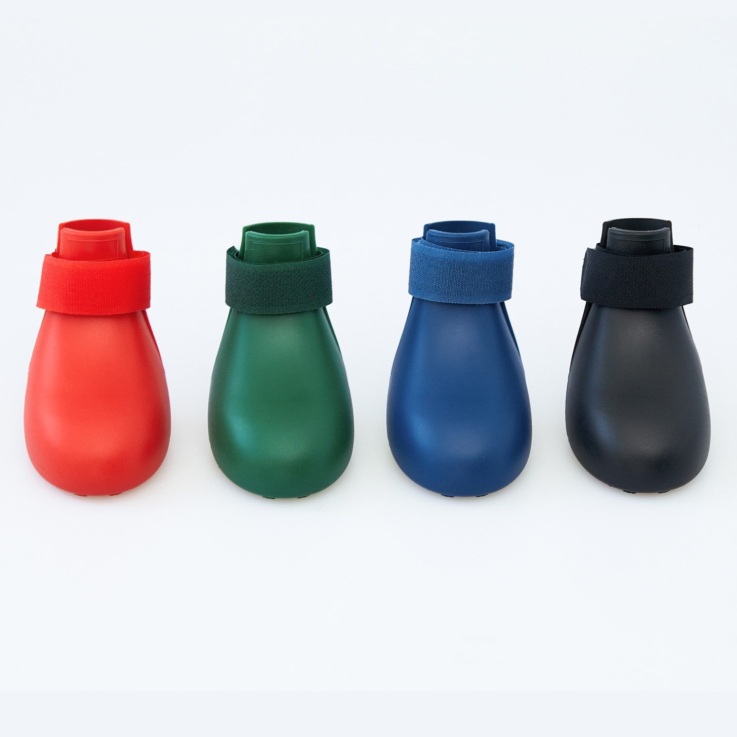 Silicone non slip dog rain boots in nine colours