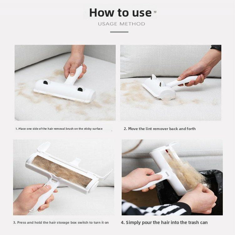 Reusable Sticky Lint Roller for Cat Hair, Washable
