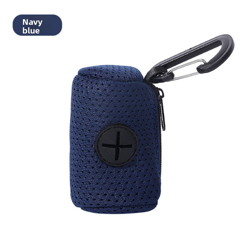 Dog Poo Bag Dispenser, Mesh Leash Attachment for Daily Walks
