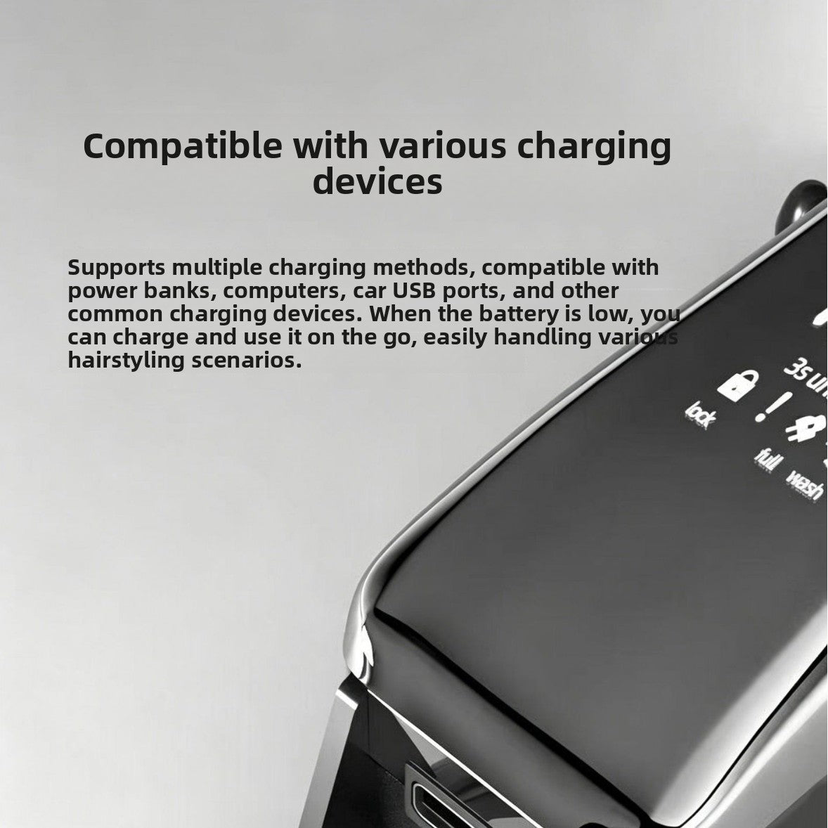 Cordless Dog Clippers for Thick Coats, Low Noise Ceramic Blade