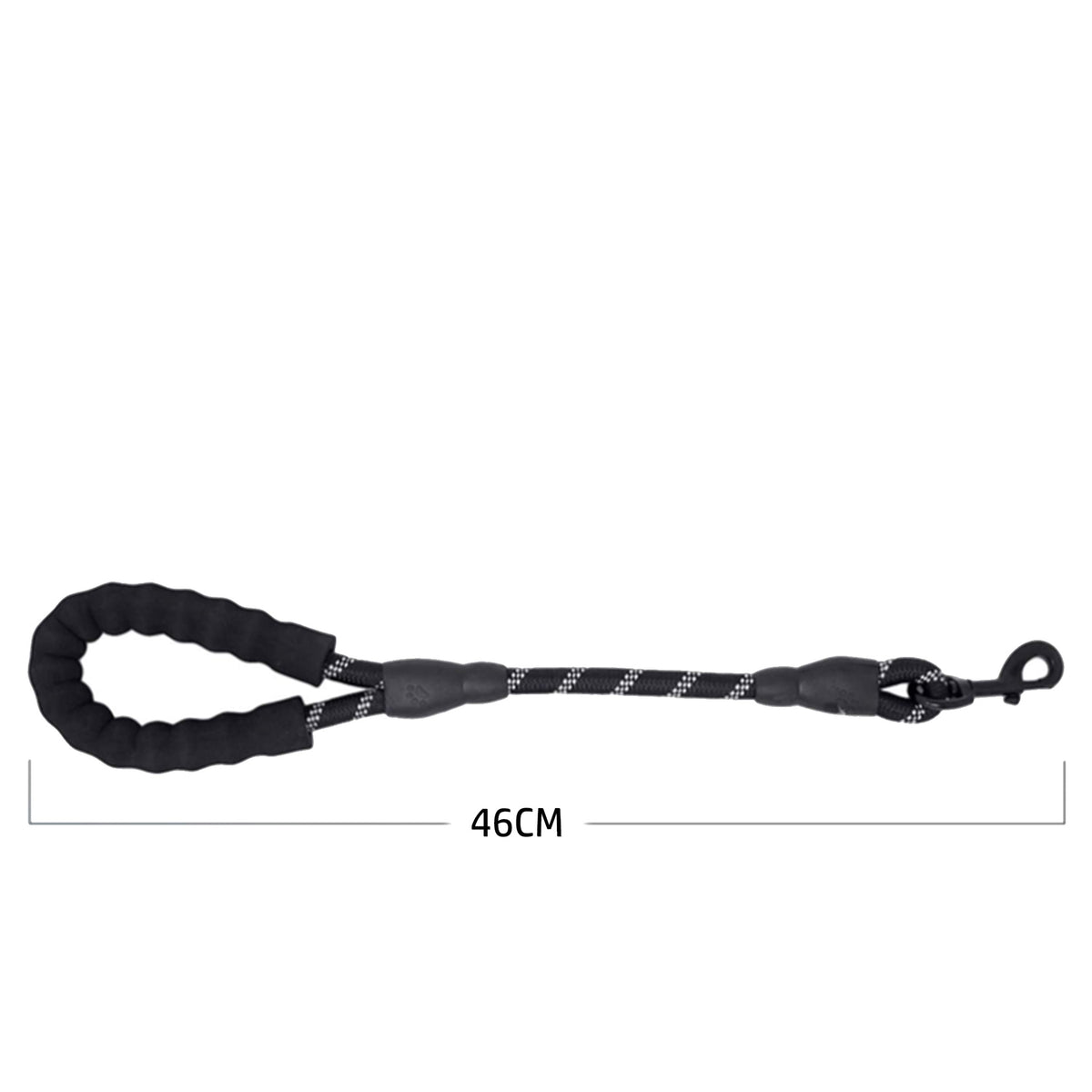 Short reflective traffic lead for dogs, available from Pet Royale UK