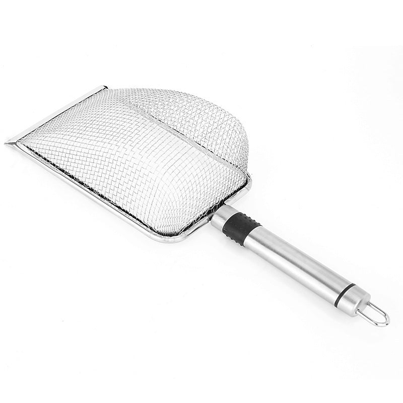 Stainless Steel Cat Litter Scoop with Ergonomic Handle, Fine Sifting