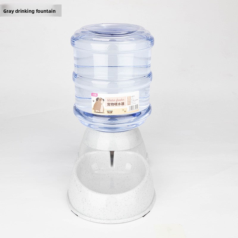 Automatic Pet Feeder and Water Drinker, Large Capacity Plastic Dispenser for Cats and Dogs