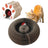 Accordion corrugated cardboard cat scratcher with paw print, photo 3 of 6