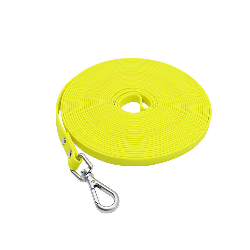 Waterproof PVC dog training lead with embossed strap, product image 30