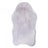Soft plush faux fur dog mat with foam, detail and texture view