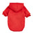 Classic hooded jumper for dogs and cats in Pink, showing size and shape