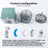 Automatic 2L Circulating Pet Water Fountain with Smart Sensor, Quiet Pump and Filter