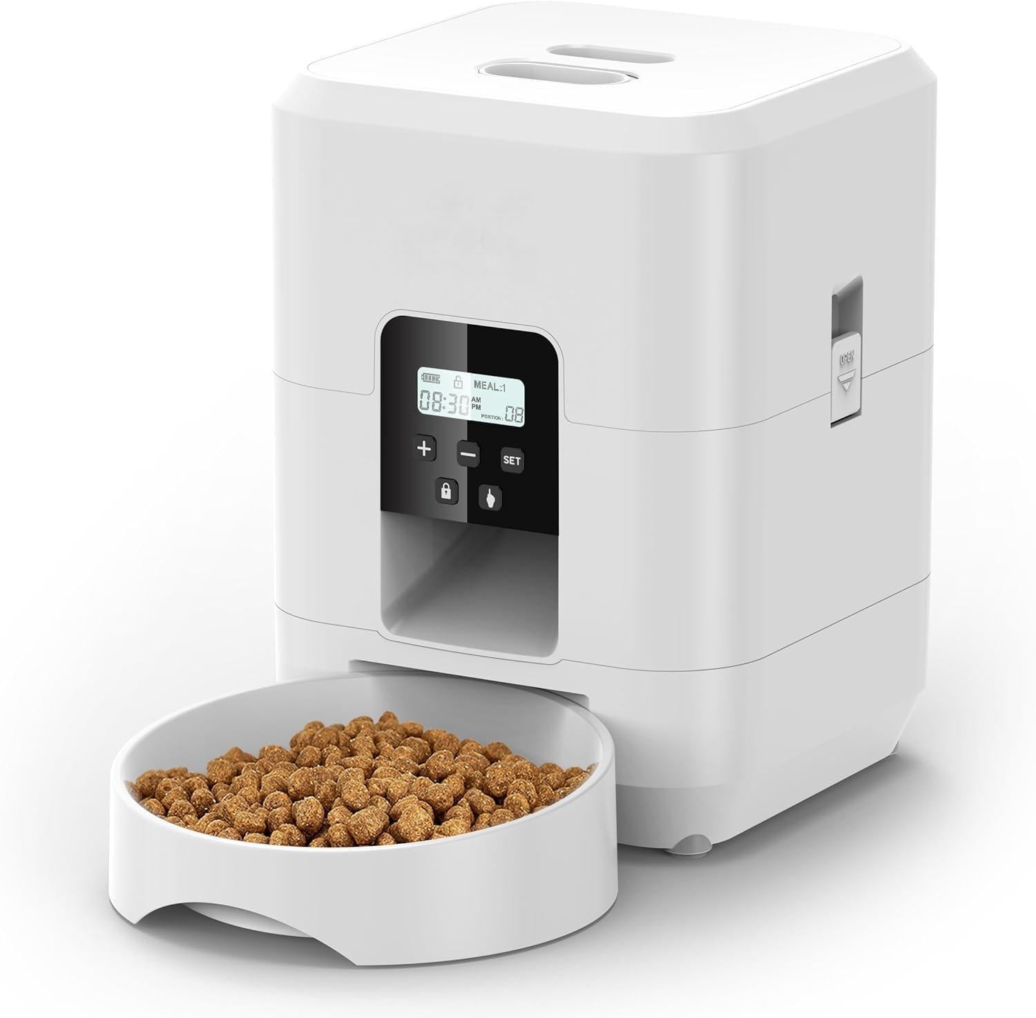 Smart WiFi Automatic Pet Feeder with Camera, 2L Capacity for Cats and Dogs