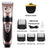 Pet Hair Clipper Set with 4 Limit Combs, Rechargeable Dual Voltage