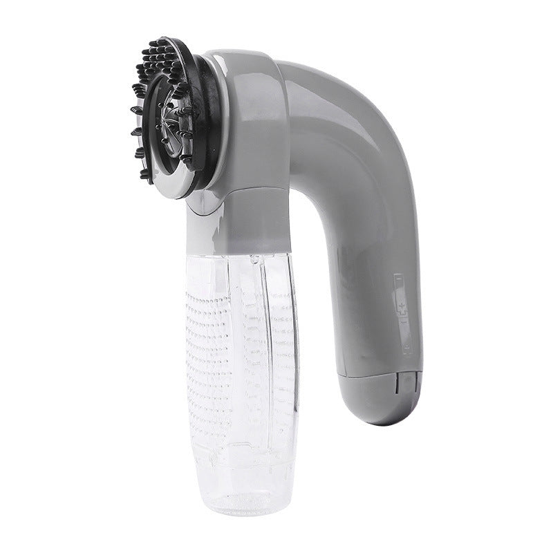 Portable Pet Hair Vacuum with Massage Brush, Rechargeable Cordless