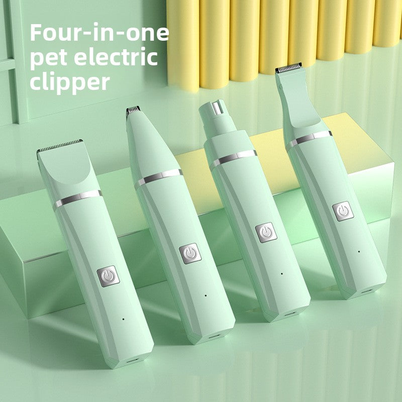 Multi-Blade Cordless Pet Hair Clipper, 3.7V Rechargeable