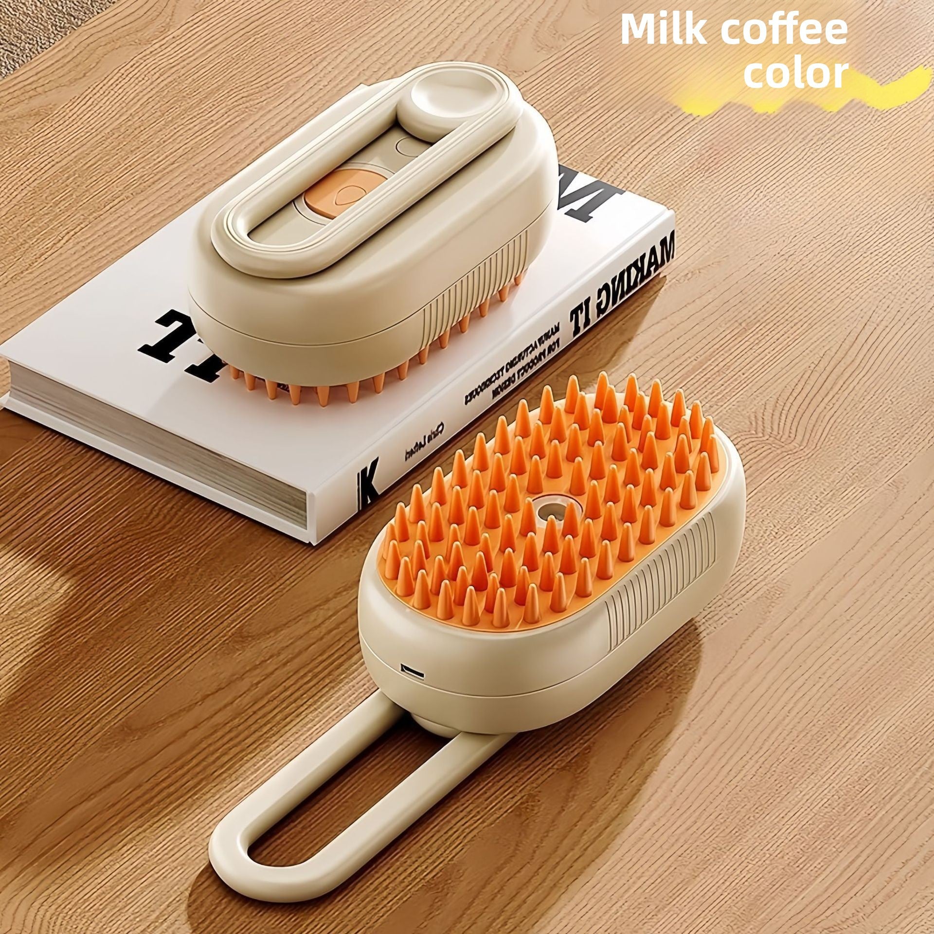 Handle Steam Mist Grooming Comb for Dogs and Cats, No Bath Needed